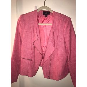Pink, "Jackie O. Style" Blazer - Gently Worn Once